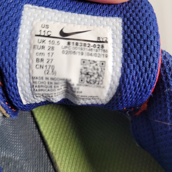 Little Boys size 11 Nike Sneakers - Picture 6 of 6